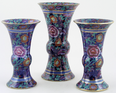 Vases Set of Three c1920s